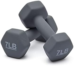 Amazon Basics Neoprene Dumbbell Hand Weights for Exercise and Muscle Toning