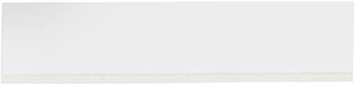 Brady Authentic (M21-500-595-WT) All-Weather Vinyl Label for Indoor/Outdoor ID, Lab and Equipment Labeling, Black on White- For M210, M210-LAB, M211, BMP21-PLUS and BMP21-LAB Printers, .5" W 21' L