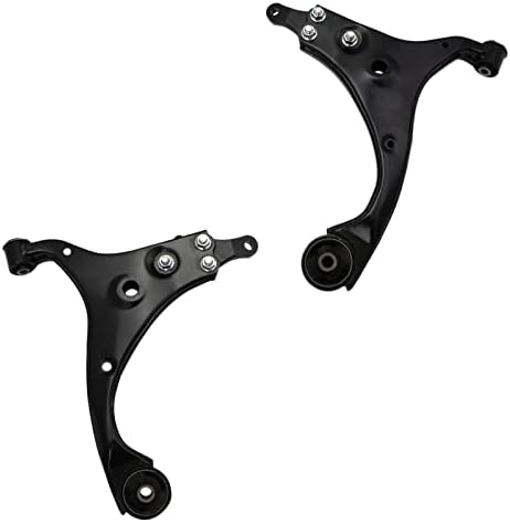 TRQ Front Lower Control Arm Assembly Driver Passenger 2pc Pair Compatible with Kia Compatible withte