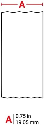 Brady Authentic (M21-750-595-YL) All-Weather Vinyl Label for Indoor/Outdoor ID, Lab and Equipment Labeling, Black on Yellow- For M210, M210-LAB, M211, BMP21-PLUS and BMP21-LAB Printers, .75" W 21' L