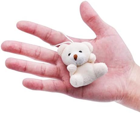JOYIN 24 Pack Mini Animal Plush Toy Assortment (24 Units 3" Each), Animals Keychain Decoration for Kids, Small Stuffed Animal Bulk for Kids, Carnival Prizes, School Gifts, Valentine's Day Party Favors