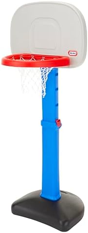 Little Tikes Easy Score Basketball Set, Blue, 3 Balls - Amazon Exclusive, 23.75 x 22 x 61 inches