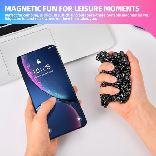 1000pcs Magnet Balls Fidget Toys for Adults & Teens,Weak Magnetic Balls Ferrite Putty,Stress Relief Sensory Toys for Autism ADHD Anxiety,Desk Fidgets Toys for Office/Adults Gifts