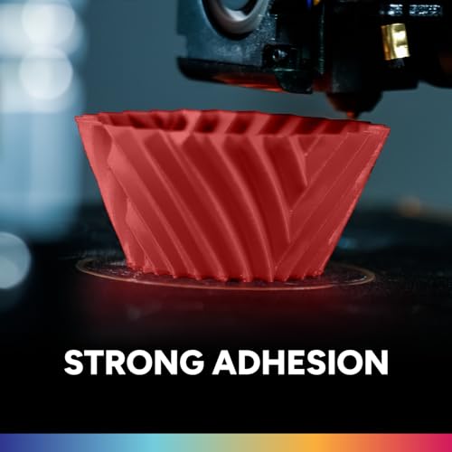 OVERTURE PLA Filament 1.75mm, Neatly Wound 3D Printer Filament 1kg Spool (2.2lbs), Dimensional Accuracy +/- 0.02 mm, Fit Most FDM 3D Printers (Fresh Red)