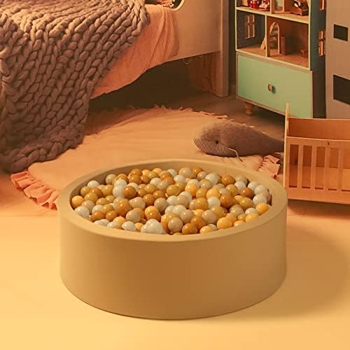GOGOSO Ball Pits Balls for Toddlers Pack of 50 100 200 Plastics Shape Ball Non-Phthalate Non-BPA Non-Toxic 2.2-Inch Crush Proof Play Balls