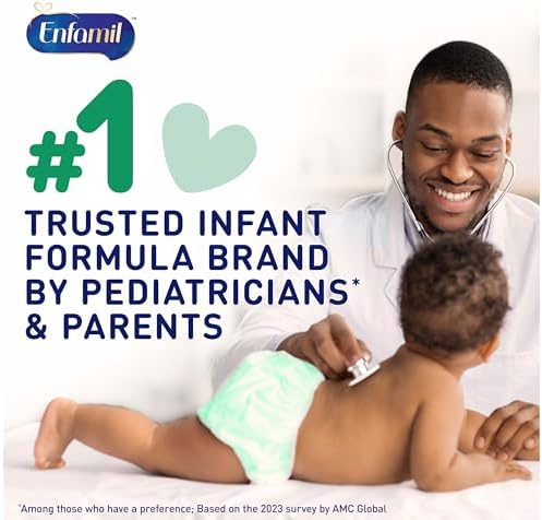 Enfamil Reguline Baby Formula, Milk-Based Infant Nutrition, Dual Prebiotics for Soft, Comfortable Stools within 1 Week of Use, Omega-3 DHA for Immune Support, Reusable Powder Tub, 19.5 Oz