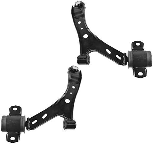 TRQ Front Lower Control Arm with Ball Joint Set Driver & Passenger Side Lower Compatible with 2005-2010 Ford Mustang