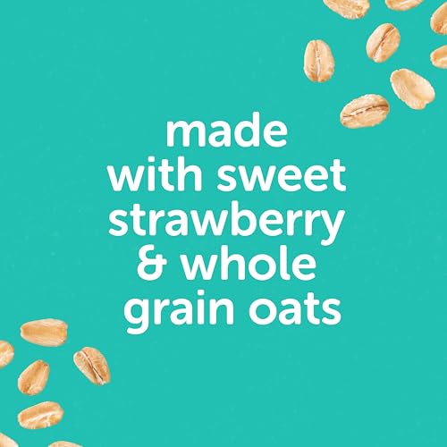 Beech-Nut Toddler Snacks Oaty Bars Granola Bars for Babies & Toddlers, Fruit & Whole Grain Strawberry Snack Bar, Gluten Free Toddler Snack, 6 Boxes (30 Individually Wrapped Bars)