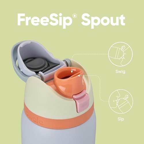 Owala FreeSip Insulated Stainless Steel Water Bottle with Straw for Sports, Travel, and School BPA-Free Sports Water Bottle, 32 oz, Beach House