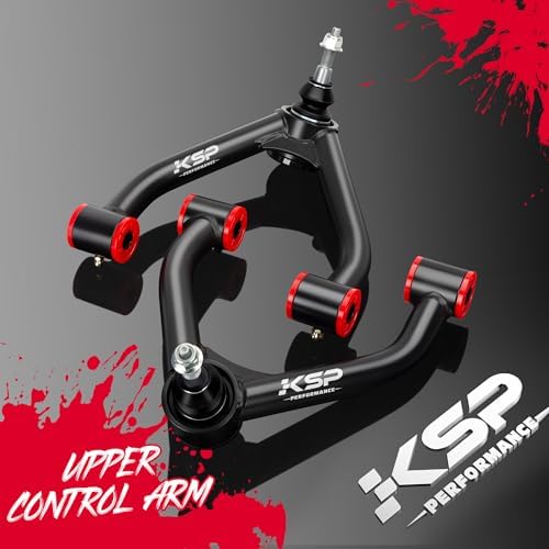 KSP 2-4" K1500 Upper Control Arms, Adjustable Front Control Arm Compatible With Chevy GMC K1500 1988-1999, Aftermarket Steel UCA With Greasable Ball Joint fit Blazer Tahoe Yukon Year Before 1999