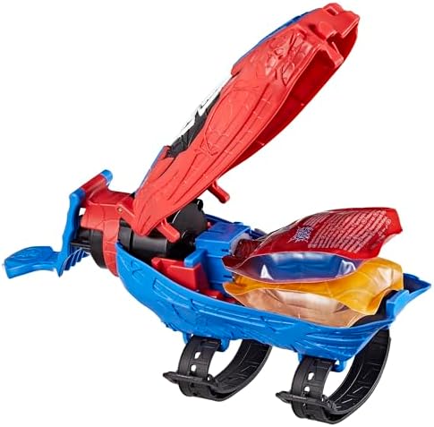 Marvel Spider-Man Real Webs Ultimate Web Blaster, 2-in-1 Blaster, Role Play Toy, Spider-Man Costume, Spider-Man Toys for Kids 5 and Up