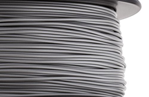 HATCHBOX 1.75mm Cool Gray PLA 3D Printer Filament, 1 KG Spool, Dimensional Accuracy +/- 0.03 mm, 3D Printing Filament