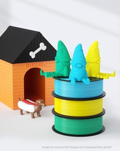 ELEGOO PLA Filament 1.75mm White 2KG, 3D Printer Filament Dimensional Accuracy +/- 0.02mm, 2pcs 1kg Spool(2.2lbs) Fit Most FDM 3D Printers
