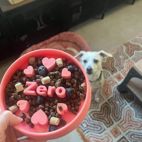 Custom Slow Feeder Dog Bowl - Personalized Dog Bowl with Name - Ideal Slow Feeder for Large and Small Breeds - Unique Design for Healthy Eating