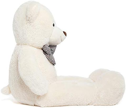 MaoGoLan Giant Teddy Bear Plush Toy - Ultra Soft & Cute Large Stuffed Animal 39 inches, Perfect for Baby Showers, Birthdays, Valentine’s Day Gifts (Kids, Couples, Family),Beige