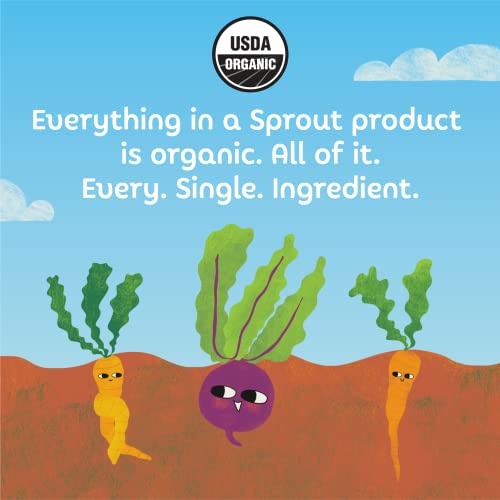 Sprout Organic Baby Food, Toddler Meals, Mediterranean Veggie Power Bowl with Beans & Quinoa, 5 Oz Bowl (8 Count)