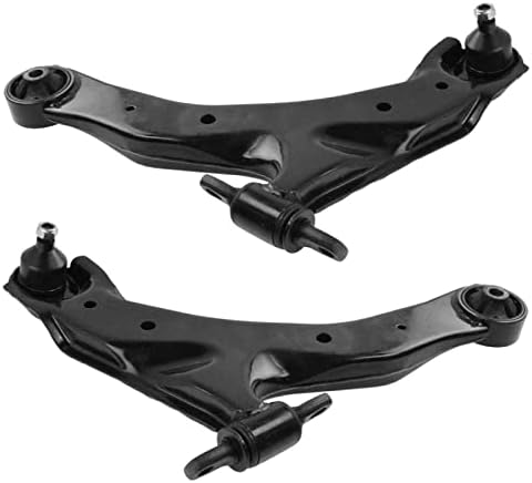 TRQ Front Lower Control Arm with Ball Joint Set Compatible with 2004-2009 Kia Spectra 2005-2009 Spectra5
