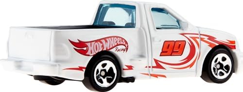 Hot Wheels 10-Pack, Set of 10 Toy Trucks in 1:64 Scale, Mix of Officially Licensed & Unlicensed Pick-Ups, Rescue or Semis (Styles May Vary)