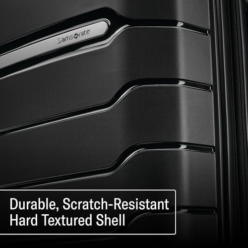 Samsonite Freeform Hardside Carry-On Luggage with Spinner Wheels - Hardshell Suitcase - TSA, Airline-Approved - Expandable Hard Shell, Smooth Rolling Wheels for Lightweight Travel - Lilac