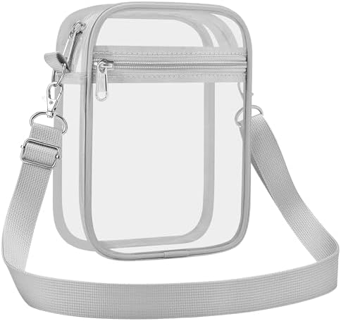 USPECLARE Clear Purse Stadium Approved CrossBody Bag for Men and Women