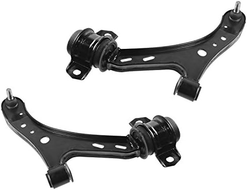 TRQ Front Lower Control Arm with Ball Joint Set Driver & Passenger Side Lower Compatible with 2005-2010 Ford Mustang
