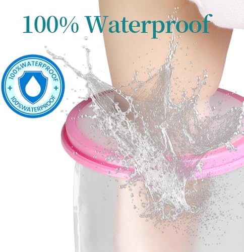 Cast Covers for Shower Arm, Waterproof Cast Cover Arm Adult, Cast Protector for Surgery, Hands, Wrists, Elbow, Finger to Keep Wounds Dry, Waterproof Arm Sleeve for Showering After Surgery, Reusable