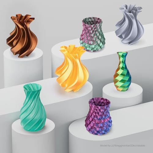 ELEGOO Silk PLA Filament 1.75mm Shiny Gold 1KG, 3D Printer Filament Dimensional Accuracy +/- 0.02mm, 1kg Plastic Spool(2.2lbs) 3D Printing Filament Fits for Most FDM 3D Printers