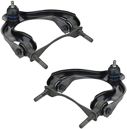 TRQ Front Upper Control Arm with Ball Joint Set Compatible with 1994-2001 Acura Integra 1992-1995 Honda Civic 1993-1997 Civic del Sol