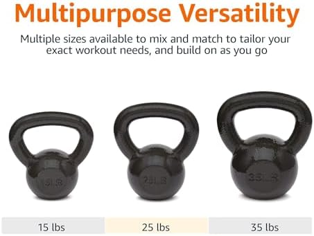 Amazon Basics Cast Iron Kettlebell