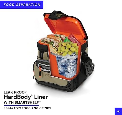 Titan by Arctic Zone 30 Can Zipperless Soft Cooler with HardBody Liner