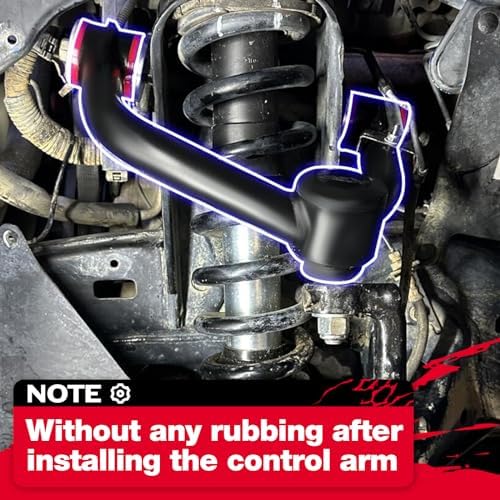 KSP 4Runner Upper Control Arm, 2-4in Adjustable Front Control Arm Compatible with Toyota FJ Cruiser Land Cruiser Prado J120 J150, Aftermarket Arm Replace Stock A-arm After 2-4" Lift on Lexus J120 J150