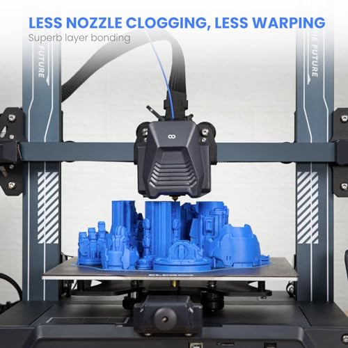 ELEGOO PLA Filament 1.75mm Black & Gray 2KG, 3D Printer Filament Dimensional Accuracy +/- 0.02mm, 2 Pack 1kg Cardboard Spool(2.2lbs) 3D Printing Filament Fits for Most FDM 3D Printers