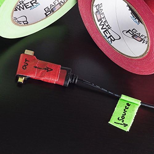 Gaffer Power Real Professional Premium Grade Gaffer Tape Made in The USA | No Residue Heavy Duty Gaffer's Tape | Floor Markings | Labelling |RED 2 in X 30 Yds