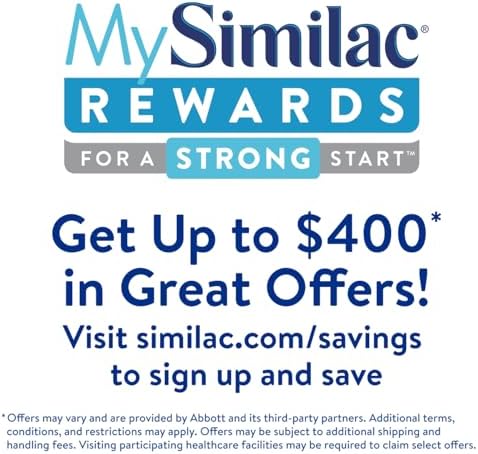 Similac Advance Infant Formula with Iron, Ready-to-Feed Baby Formula, 32-fl-oz Bottle, Pack of 6