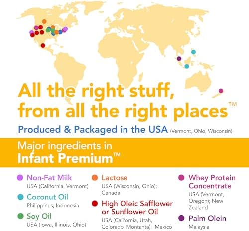 Amazon Brand - Mama Bear Infant Milk-Based Baby Formula Powder with Iron, 2'FL HMO, Omega-3 DHA and Choline, Brain, Growth, Immunity, Non-GMO, 1.39 pound (Pack of 1)