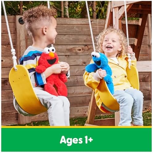 GUND Sesame Street Official Elmo Take Along Buddy Plush, Premium Plush Toy for Ages 1 & Up, Red, 13”