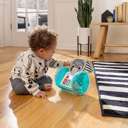 Baby Einstein Chase & Tap Earl Crawling Baby Toy, with Mirror and Music, Ages 6 Months and Up