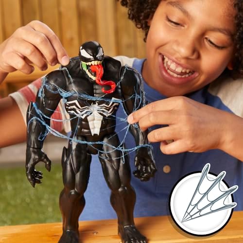 Marvel Spider-Man Real Webs Ultimate Web Blaster, 2-in-1 Blaster, Role Play Toy, Spider-Man Costume, Spider-Man Toys for Kids 5 and Up