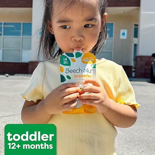 Beech-Nut Baby & Toddler Food Pouches Variety Pack, Protein & Fiber/Iron & Zinc/Prebiotic Fiber Fruit & Veggie Purees, 3.5 oz (18 Pack)