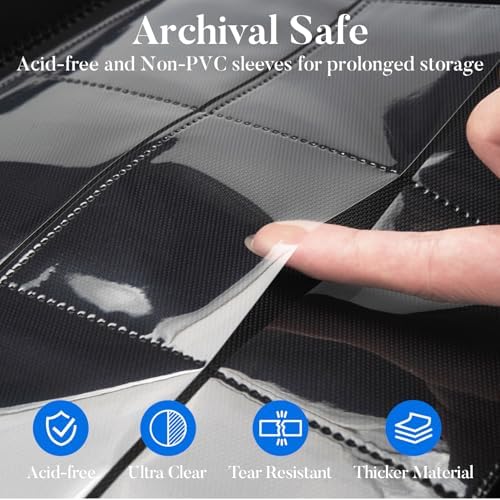 Premium 9 Pocket Card Binder for 540 Cards, Fabmaker PU Cover Trading Card Binder, Sturdy Card Collection Album, Sleek Card Holder Folders for YuGiOh, MTG, TCG, Game Cards & Sports Cards, Turquoise