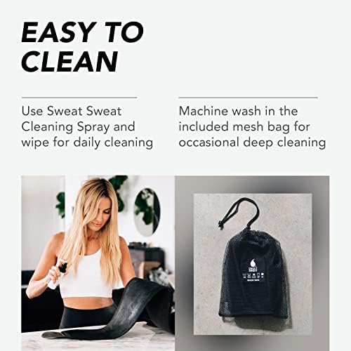Sports Research® Sweet Sweat Waist Trimmer - Premium Sweat Enhancing Fitness Belt for Women & Men - 5 Adjustable Sizes