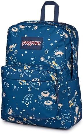 JanSport SuperBreak One Backpack - Durable, Lightweight Bag with 1 Main Compartment, Front Utility Pocket with Built-in Organizer, Premium Backpack, Vortex Voyage