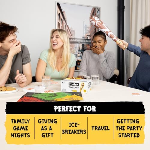 Exploding Kittens Poetry for Neanderthals 2+ Players - Ages 7+ - 15 Minutes to Play - Competitive Word Guessing Game - Party Game, Family Game Night, Kid and Adult Card Game
