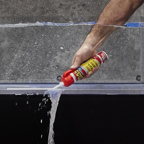 Flex Caulk, Waterproof & Weatherproof Hybrid Polymer Sealant, Strong, Paintable, Indoor, Outdoor, Bath, Shower, Sink, Window, Baseboards, Door, RV, Roof, Wood, Auto & Marine, White, 9 oz, 1-Pack