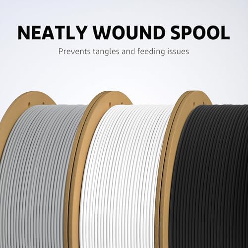 ELEGOO Matte PLA Filament Ice Blue 1KG, 1.75mm 3D Printer Filament Dimensional Accuracy +/- 0.02mm, 1kg Carboard Spool (2.2lbs) for Most FDM 3D Printers