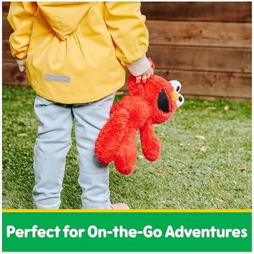 GUND Sesame Street Official Elmo Take Along Buddy Plush, Premium Plush Toy for Ages 1 & Up, Red, 13”