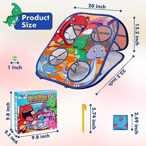 Animal Bean Bag Toss Game Toy Outdoor Toss Game, Family Party Party Supplies for Kids, Gift for Boys Birthday or Christmas for Toddlers Ages 3 4 5 6 Year Old