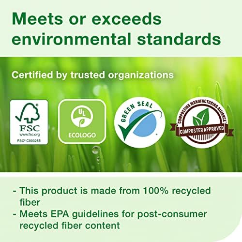 Tork Natural Paper Hand Towel Roll H21 100% Recycled Fiber, Universal Fit 6 Rolls x 800 Ft (RK8002)