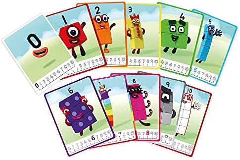 hand2mind MathLink Cubes Numberblocks 1-10 Activity Set, 30 Preschool Learning Activities, Counting Blocks, Linking Cubes, Educational Toys for Kids, Number Games, Math Manipulatives Kindergarten