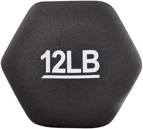 Amazon Basics Neoprene Dumbbell Hand Weights for Exercise and Muscle Toning